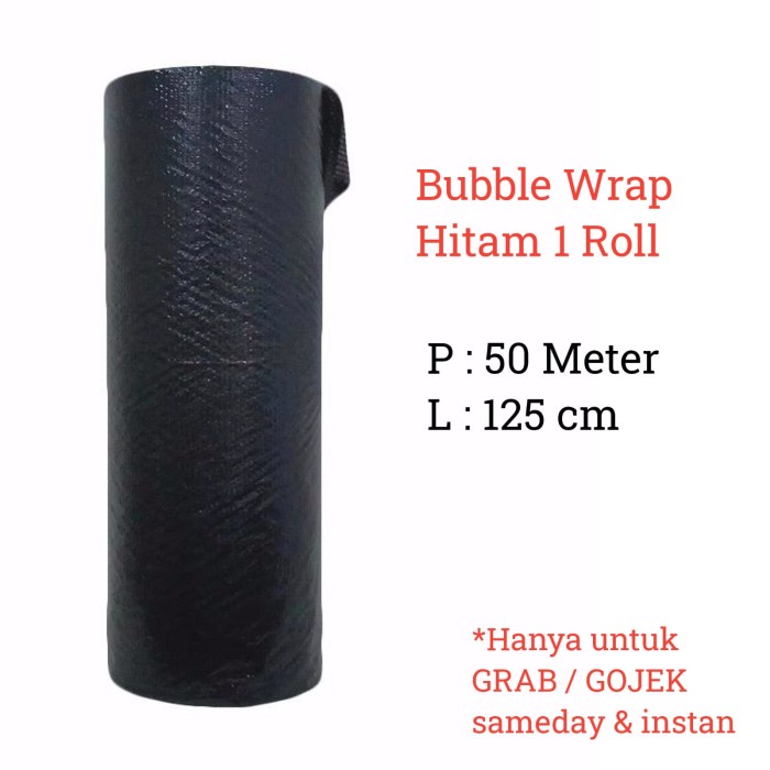 

Bubble Wrap 1 Roll Wellpack Roll Hitam