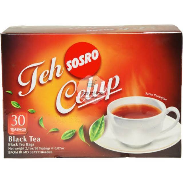 

Teh Celup Sosro Per Pack isi 30 Kantong Teh