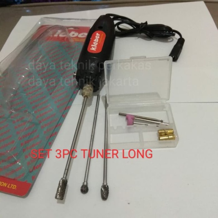 TUNER MINI KLEBER SET 3PC MATA TUNER LONG - MINI BOR PCB KLEBER LYK porting dtp