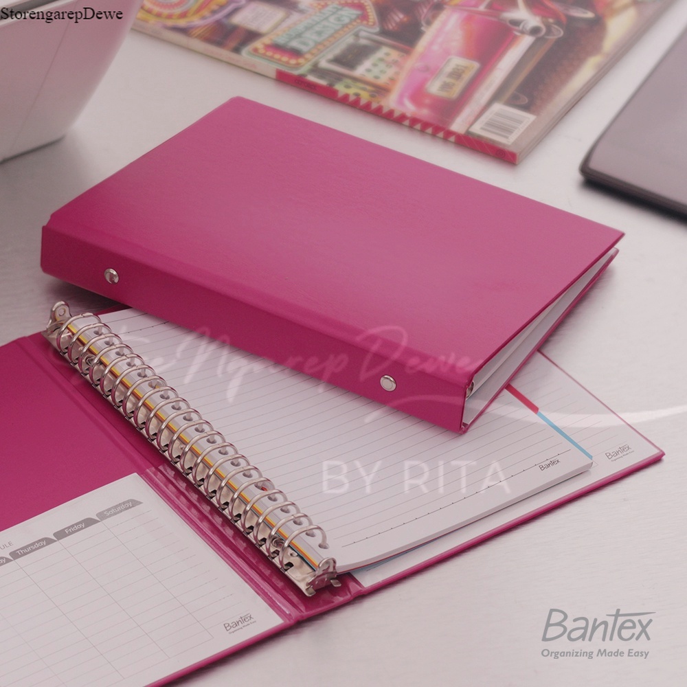 

Bantex Binder Note A5 20 Ring Besi Loose Leaf Multiring Binder Grape 1324 61 original real seperti gambar