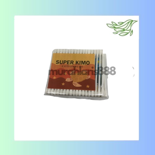 Cotton Bud BABY SUPER KKIMO isi 100 Sticks / Pembersih Telinga Korek Kuping Kapas Besar / Makeup Kos