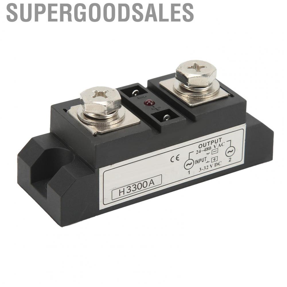 Supergoodsales Industrial DC To AC State Relay With  3‑32V Input 24‑480V Output