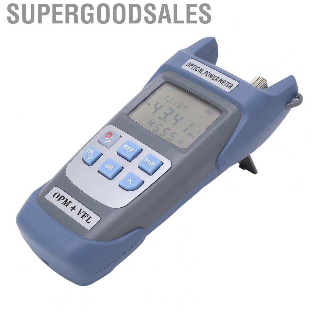 Supergoodsales Wattmeter Optical Power Meter Fast Accurate Low  Consumption Fiber Testing Tool 20MW 20KM ‑50 to +26dbm
