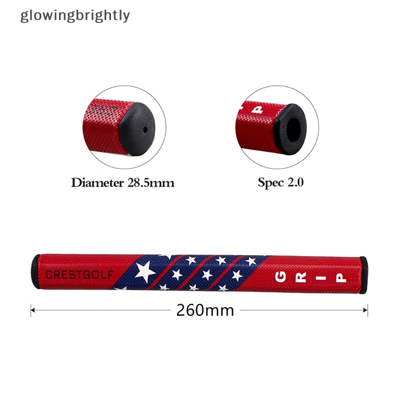 [glowingbrightly] Golf Clubs Grip 2.0 Golf Putter Grip PU Golf Grip Pegangan Golf Anti Slip 1biji TFX