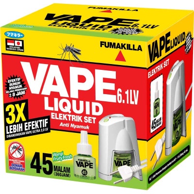 VAPE Liquid Electric Set Obat Pembasmi Nyamuk Fruity Fresh 45 ml