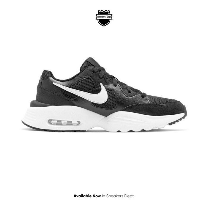 Sepatu Sneakers Pria NIKE AIR MAX FUSION BLACK WHITE ORIGINAL BNIB - 42.5