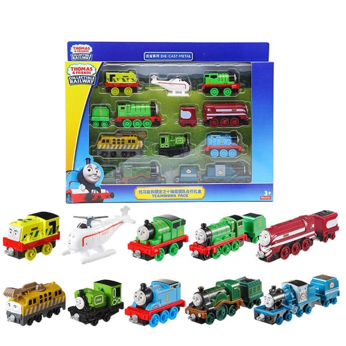 Toy Diecast Thomas and Friends Teamwork Pack ( Henry Caitlin Diesel 10 Ferdinand )