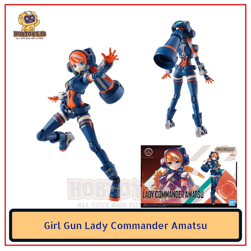 Girl Gun Lady Commander Amatsu Model Kit Original Bandai