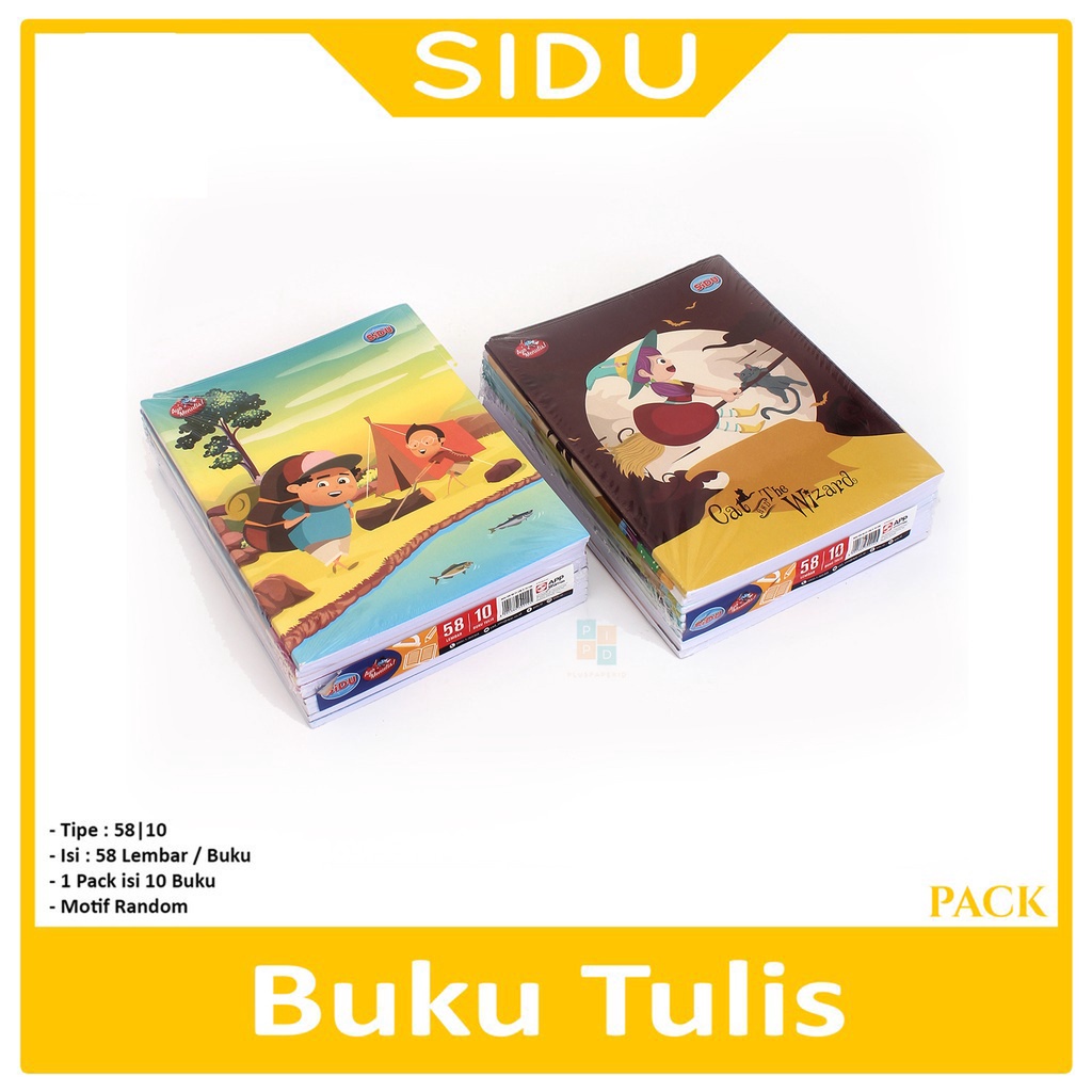 

SIDU - Buku Tulis Garis 58 Lembar - Pack