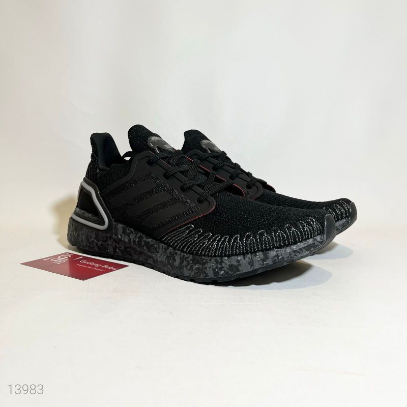 Sneakers Adidas Ultraboost 20 2020 James Bond 007 Black Grey No Time To Die Sepatu SKU9