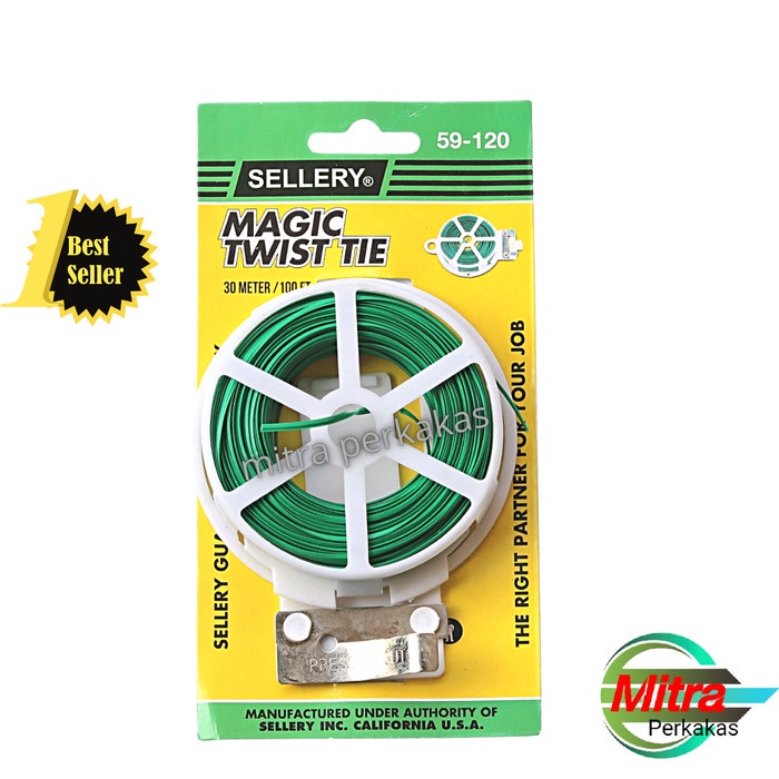 ALAT PENGIKAT TANAMAN KABEL IKAT KAWAT PENGIKAT KABEL SERBAGUNA HIJAU