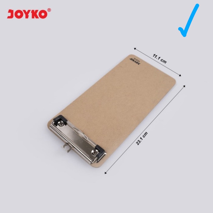 

papan jalan kayu kecil A5 clipboard alas ujian - 1 pcs