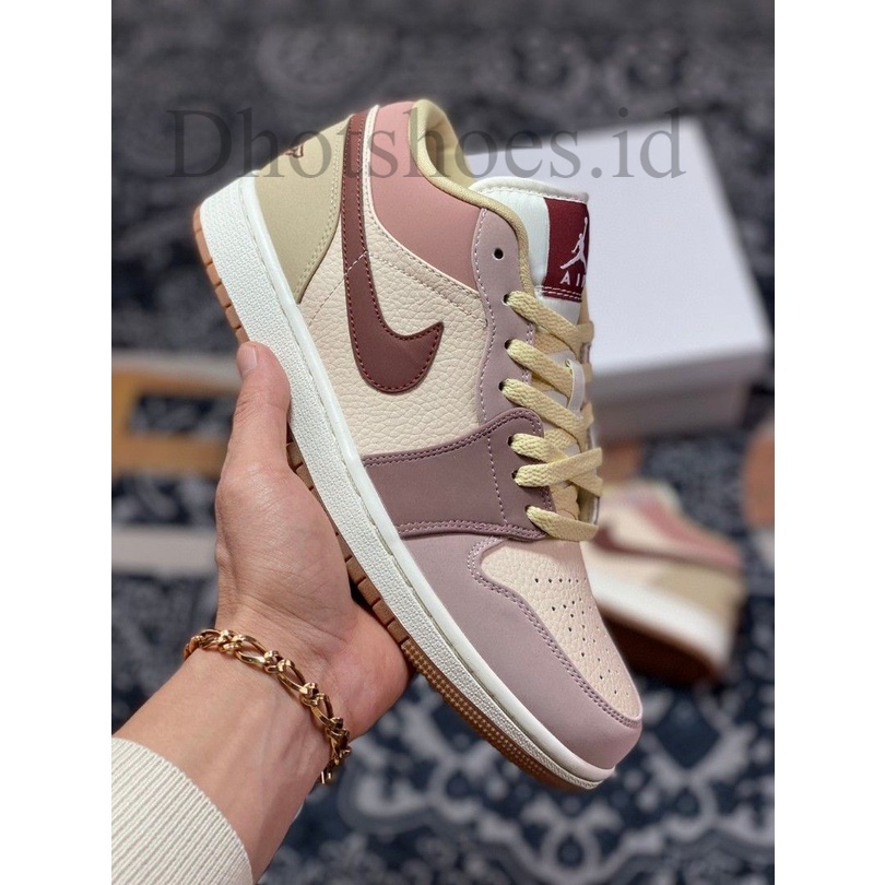 Sepatu AJ 1 Low Dark Pony Smoky Mauve High Premium Original