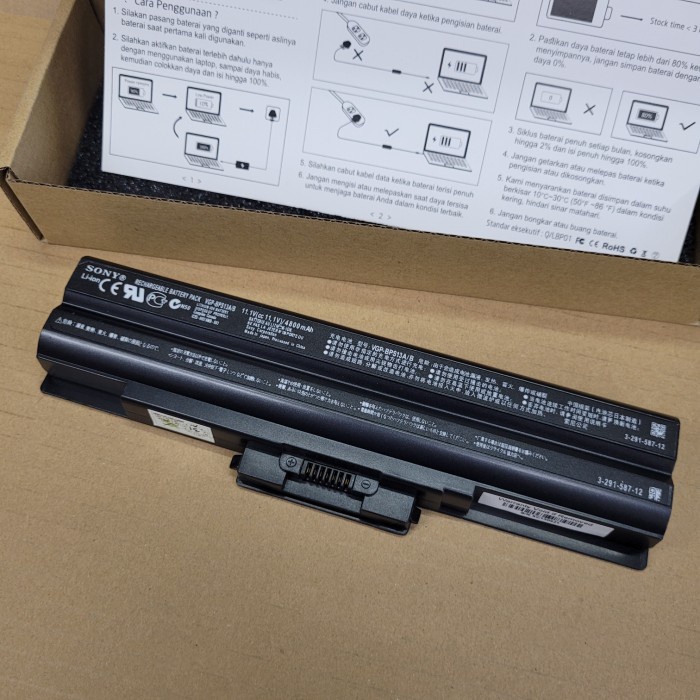 Baterai Battery Sony VAIO VGP-BPS13/b, VGP-BPS13A/b, VGP-BPS13AS, VGP-BPS21 -NS