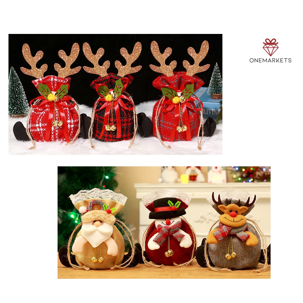 

Candy Pouch Edisi Natal - Aksesoris Hampers Kantong Permen GB120