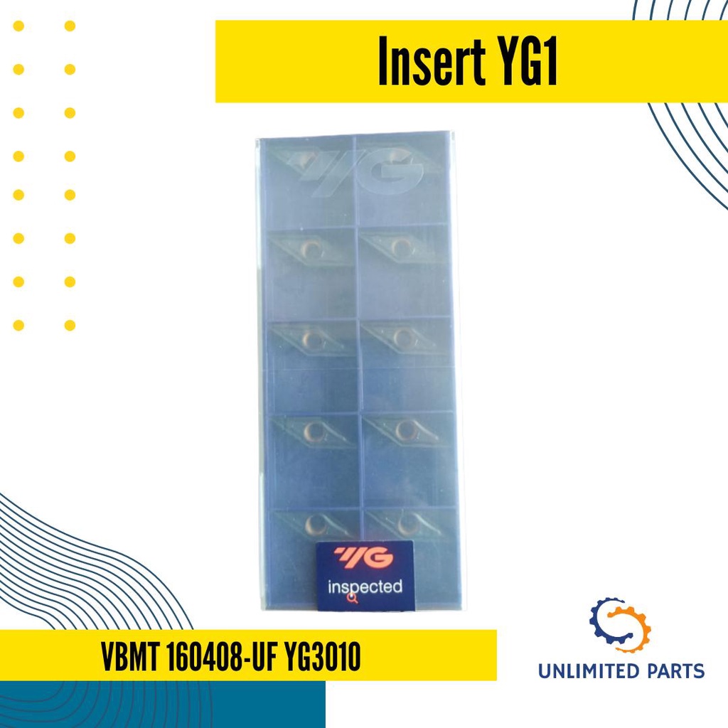 YG1 Turning Insert VBMT 160408-UF YG3010 Original Insert Bubut