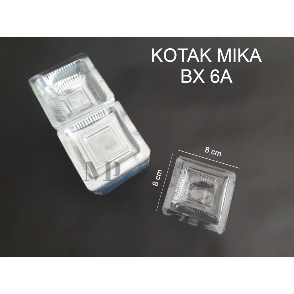 Plastik Mika BX 6A Kotak MIka Box Kue 200 pcs