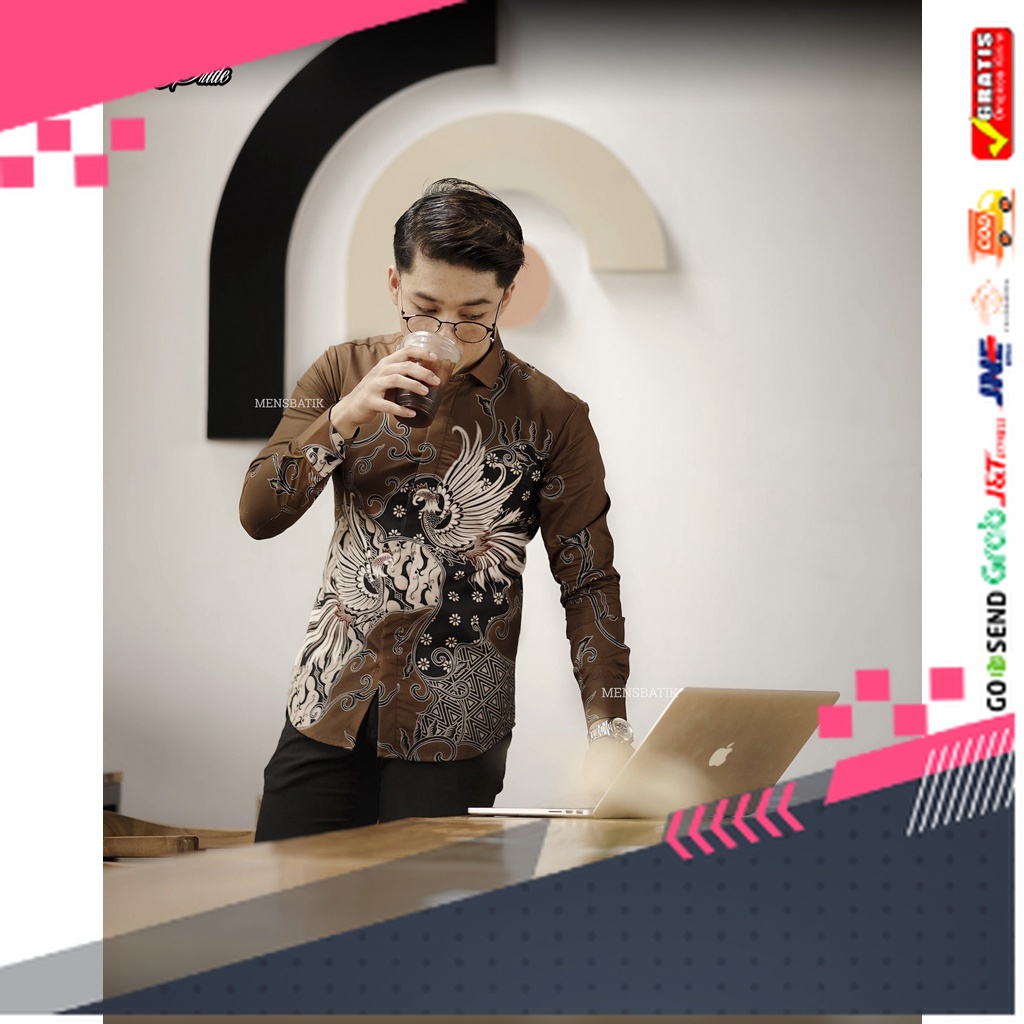 BATIK STYLE JAWA KEREN TERLARIS /MENSBATIK - batik pria - kemeja batik - batik pria lengan panjang -