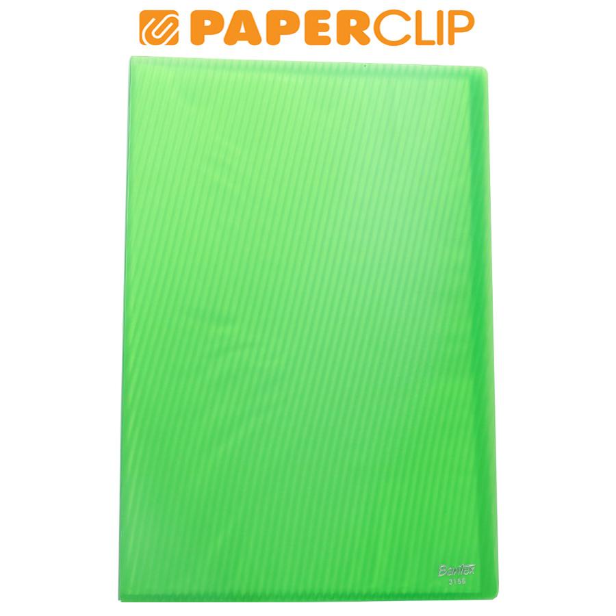 

DISPLAY BOOKS / CLEAR HOLDER BANTEX 3156 FOLIO 20 15 GREEN