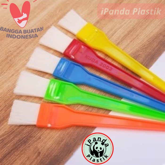 Kuas Kue Kering Plastik Nylon Kuas Poles Makanan Roti Mentega Masker - Kecil 0,5 inch