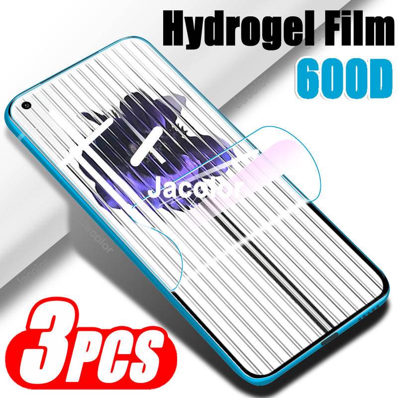 3pcs Pelindung Layar Blueray Untuk Nothing Phone 1mat Bening Privasi Water Gel Film Hydrogel For Nothing Phone One Safety Film Bukan Kaca