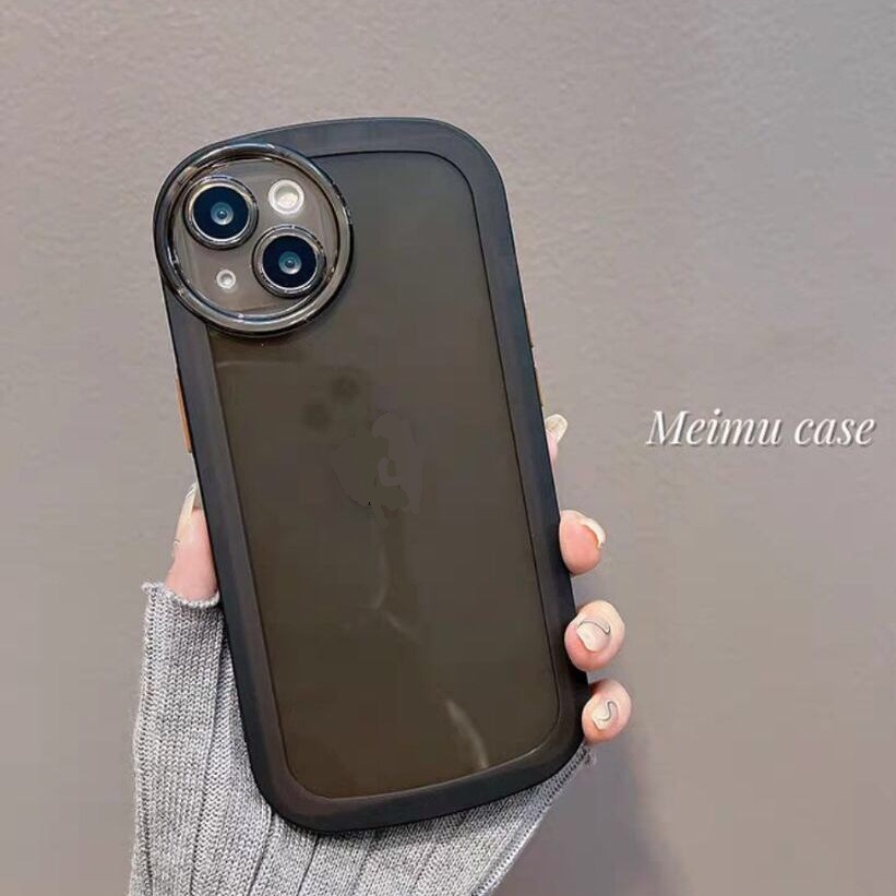 IPHONE Soft Case Kompatibel Untuk Casing Iphone14 13 11 12 Pro Max XS X XR 6S 8 +7Plus Transparan TPU Shockproof Big Eye hone Cover Camera Protection