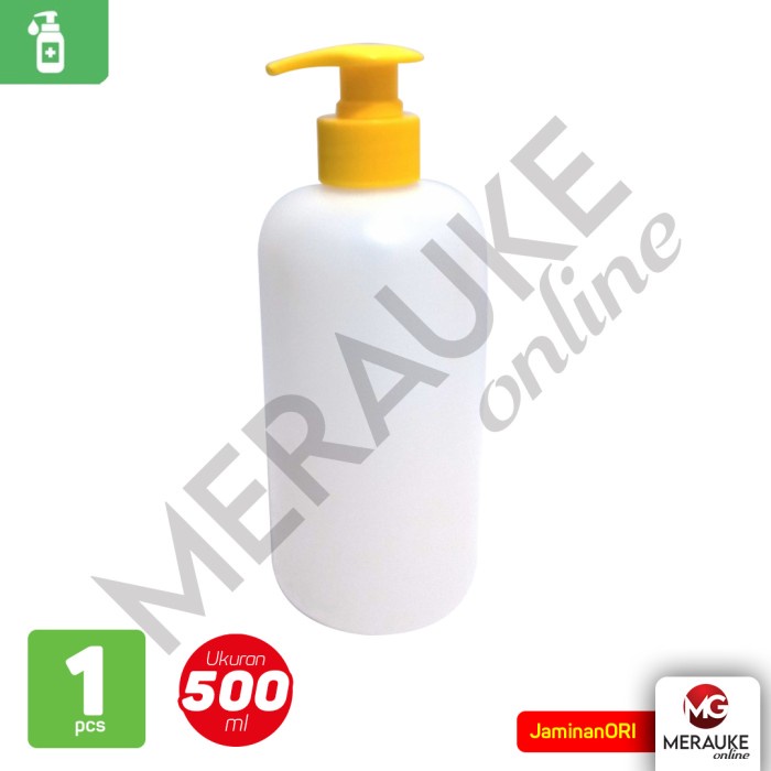 Botol Kosong Pump 500ml HDPE BTB-643