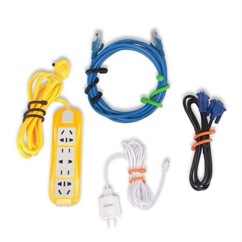 [Harga Grosir] High quality Cable Line Management Tools/Tempat Kawat Kabel Non-slip/Organizer Kabel Kabel Silikon Multifungsi/Tali Penggulung Kabel Headphone Data