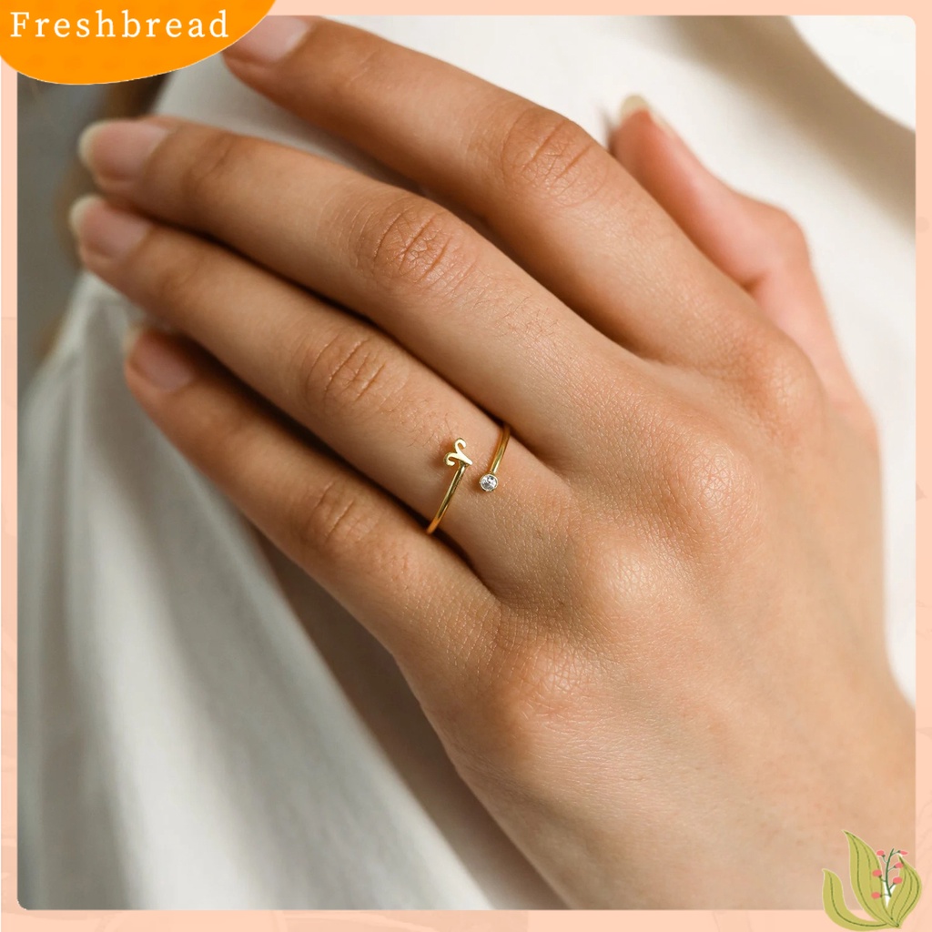 &lt; Freshbread &gt; Wanita Cincin Konstelasi Berlian Imitasi Klasik Fashion Penampilan Electroplating Finger Ring Untuk Pakaian Sehari-Hari