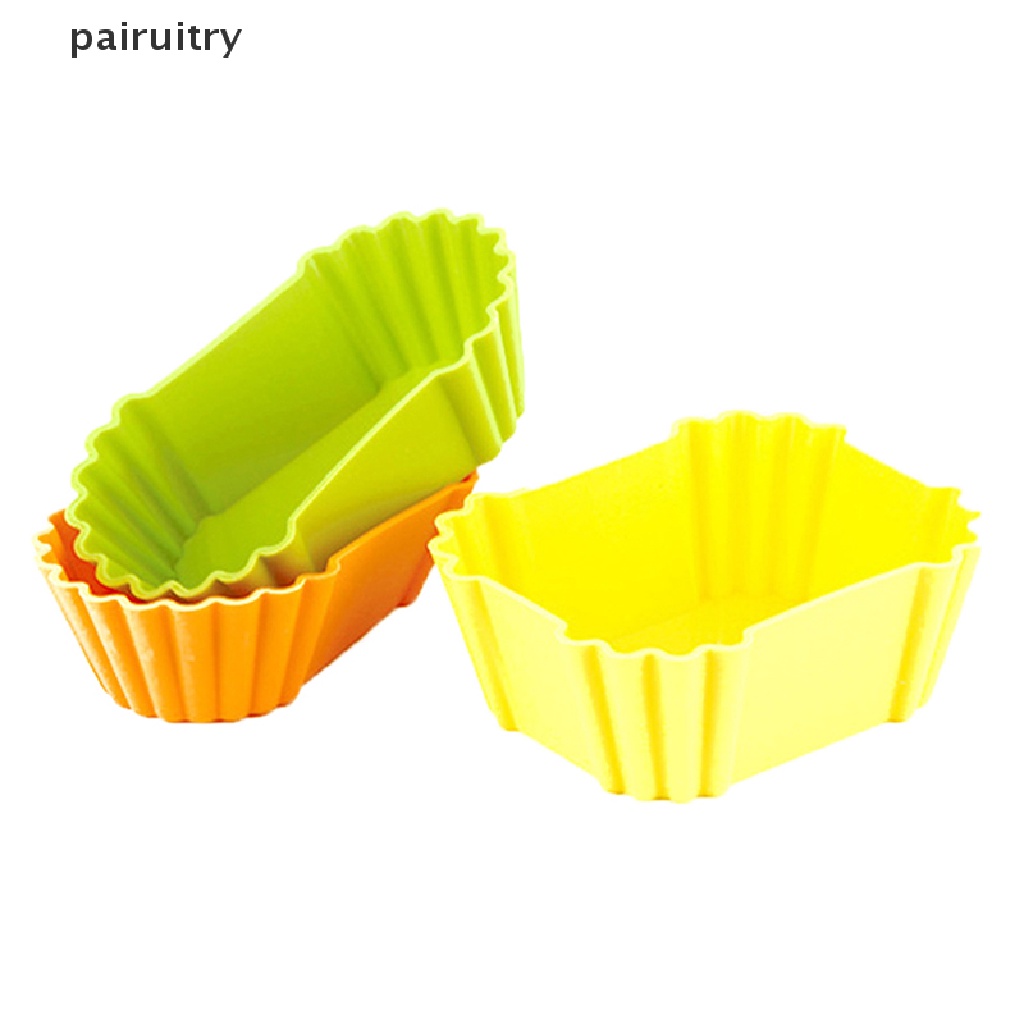 Prt 3pcs 4pcs Tahan Panas Reusable Silicone Bento Dish Divider Bakeware Dish Cup PRT