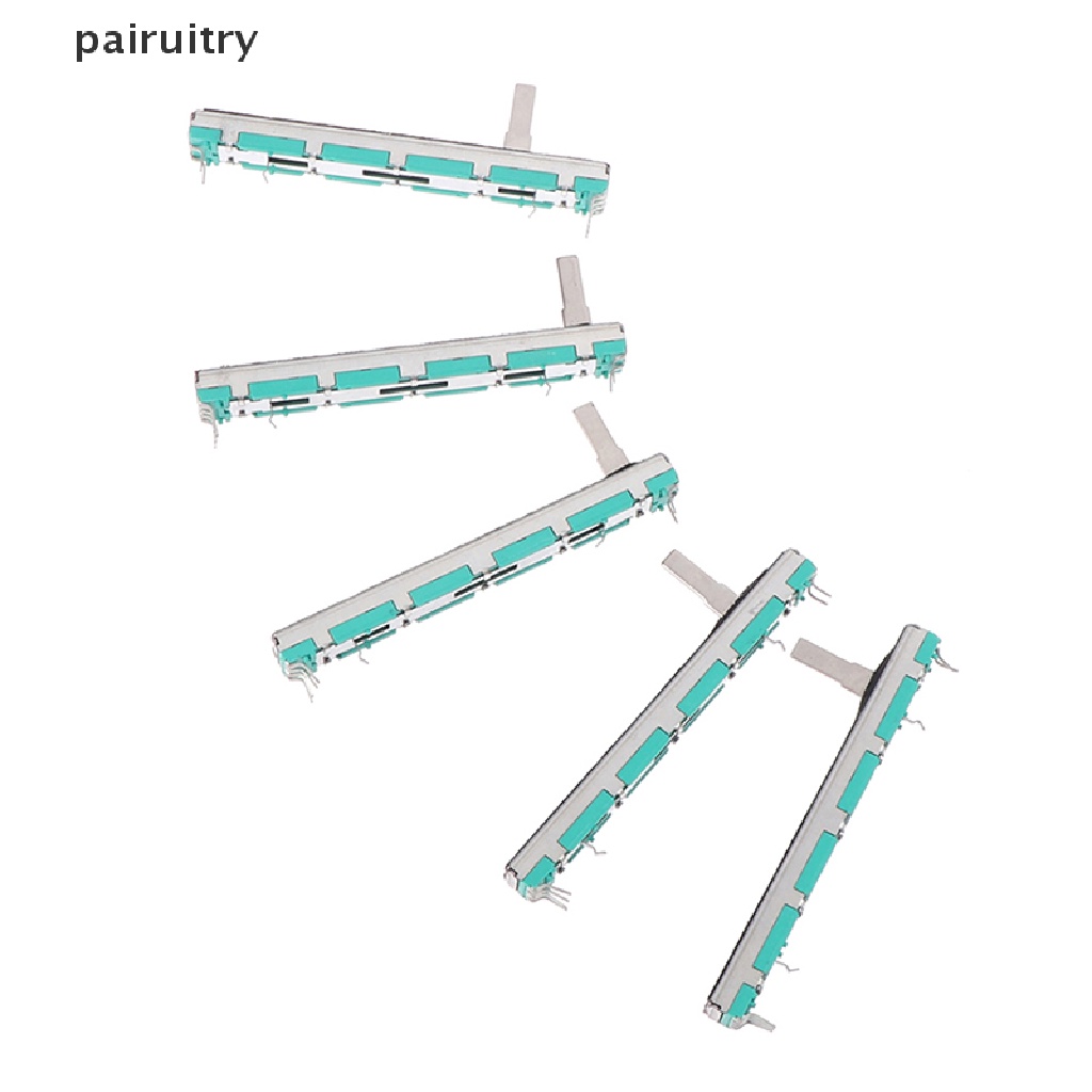 Prt 5Pcs Potensiometer Slide Lurus Double 75MM B103 Mixer Fader B10K PRT