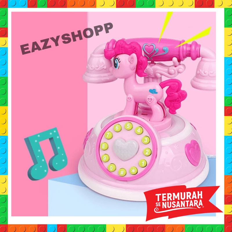 Kado Hadiah Permainan Mainan Telepon Telpon Telephone Anak Anak Perempuan Mainan Maenan Cewek Karakt