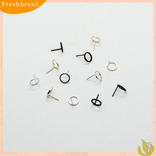 &lt; Freshbread &gt; Sederhana Persegi Panjang Segitiga Hexagon Wanita Geometris Anting Telinga Studs Perhiasan