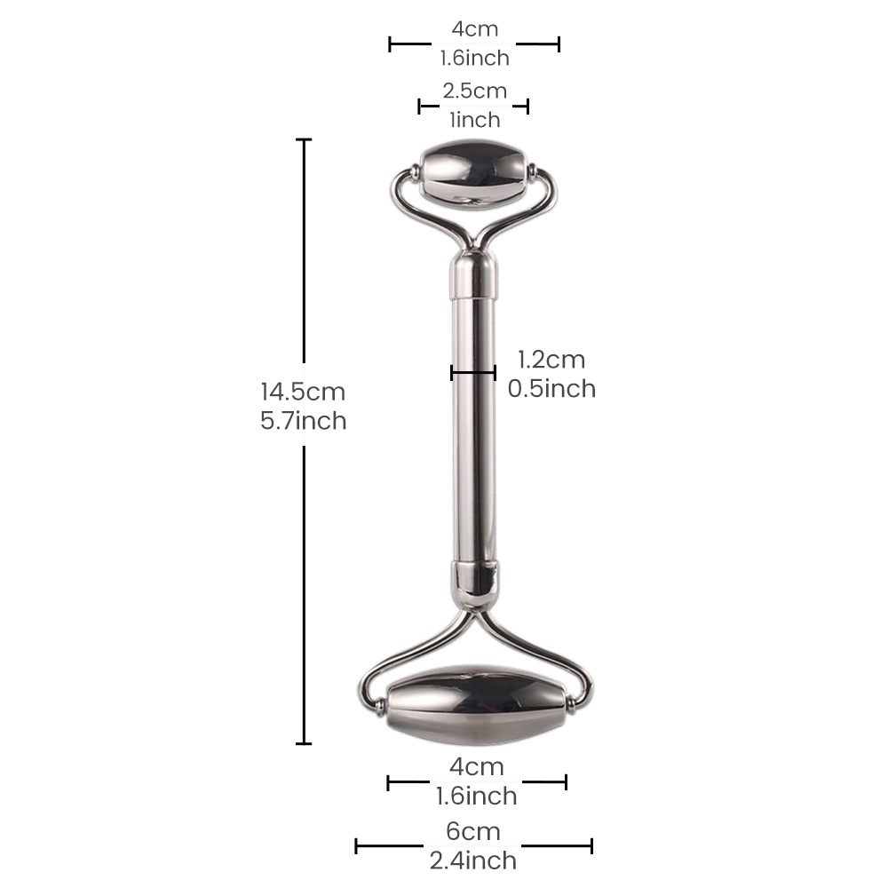 Salorie Gua Sha Alat Pijat Stainless Steel Untuk Pijat Wajah Scraper Perawatan Kulit Wajah