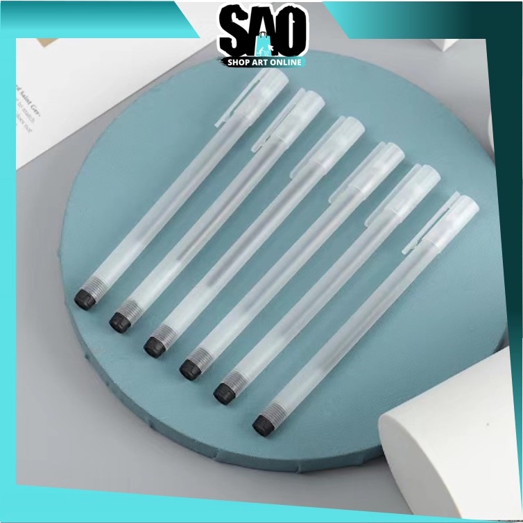

SAO - S5753 Pulpen Tinta Gel Cair 0.5mm / Pen Gel / Alat Tulis Kerja / Pena Import Murah / Bolpoin Transparant Pen Gel