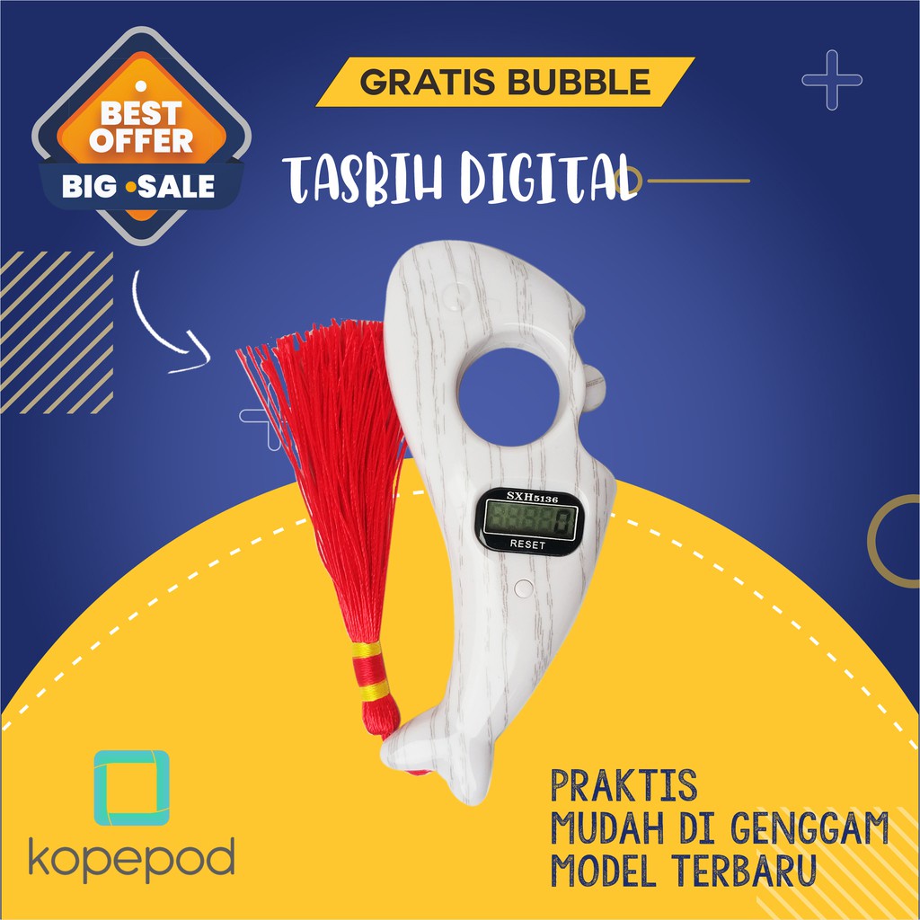 Muslim Tasbih Digital Dzikir Digital Banyak Pilihan Motif dan Warna Kualitas Jempolan