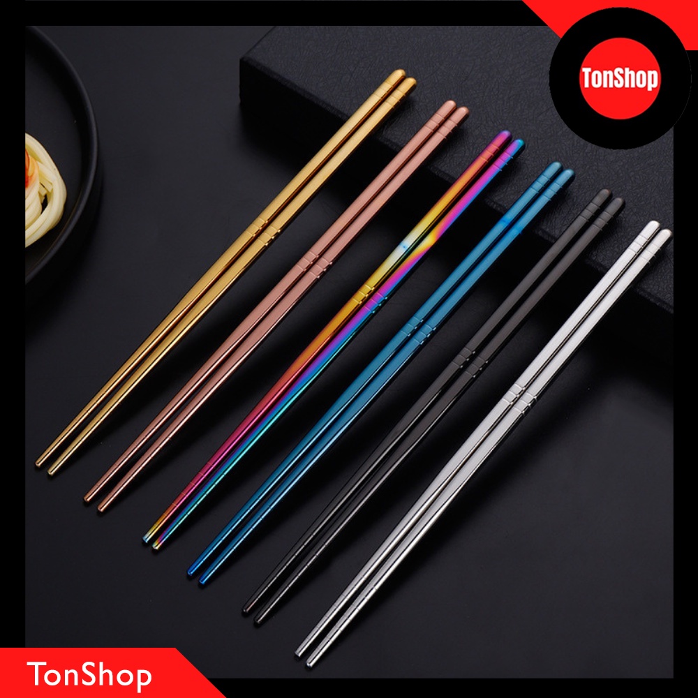 Sumpit Stainless Korea Set / Sumpit Stainless Panjang / Sumpit Stainless Steel / Sumpit Korea Stainl