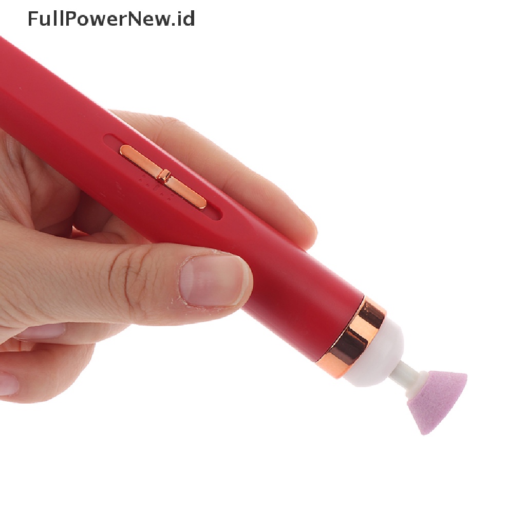 Power Mesin Paku Tembak Kuku Grinder Elektrik Portable Dengan Lampu Manicure Tools ID