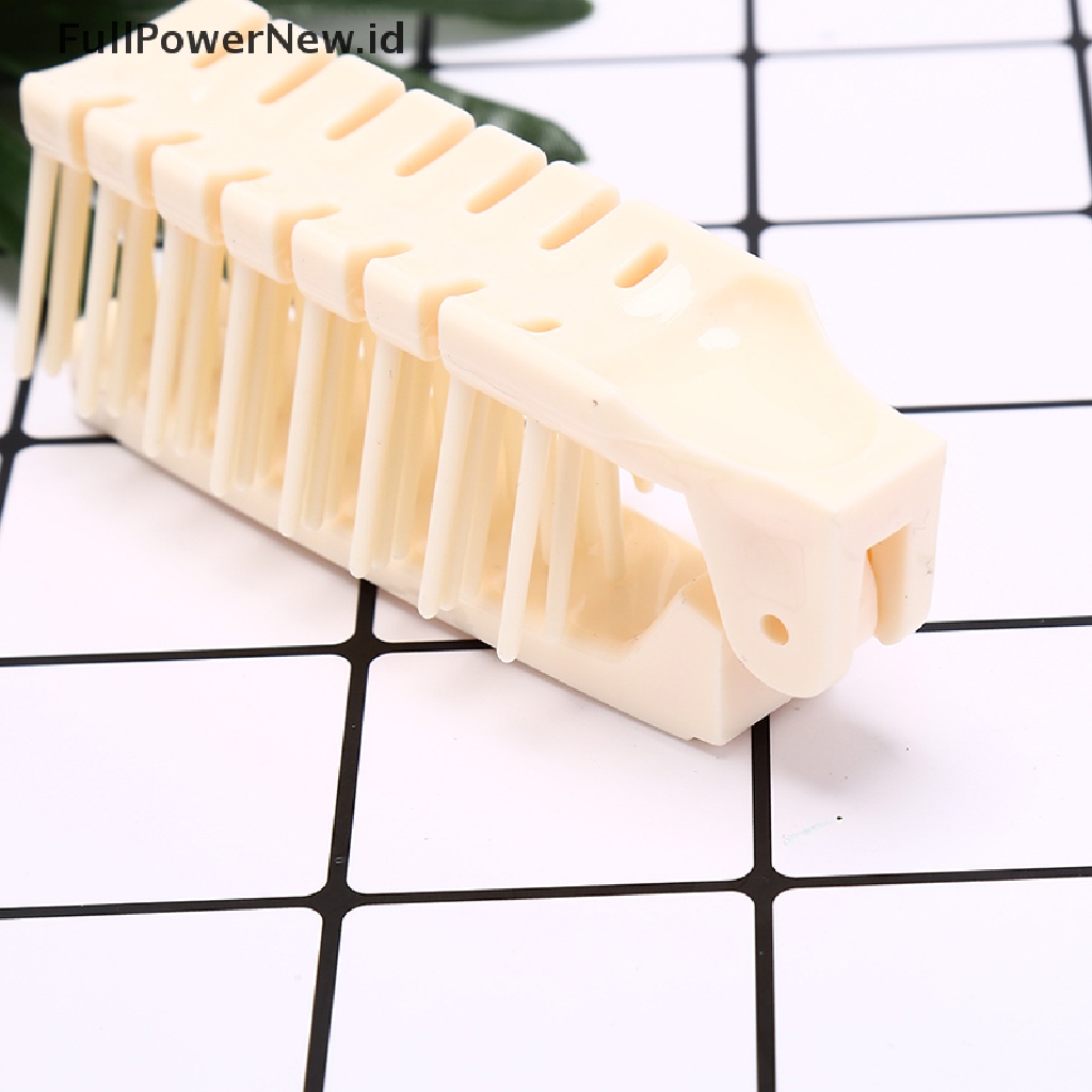 Power Sikat Rambut Lipat Plastik mini compact pocket size travel comb Minimarket ID