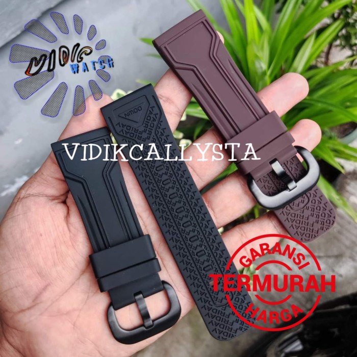 NEW RUBBER STRAP 28MM TALI JAM TANGAN SEVENFRIDAY BARU