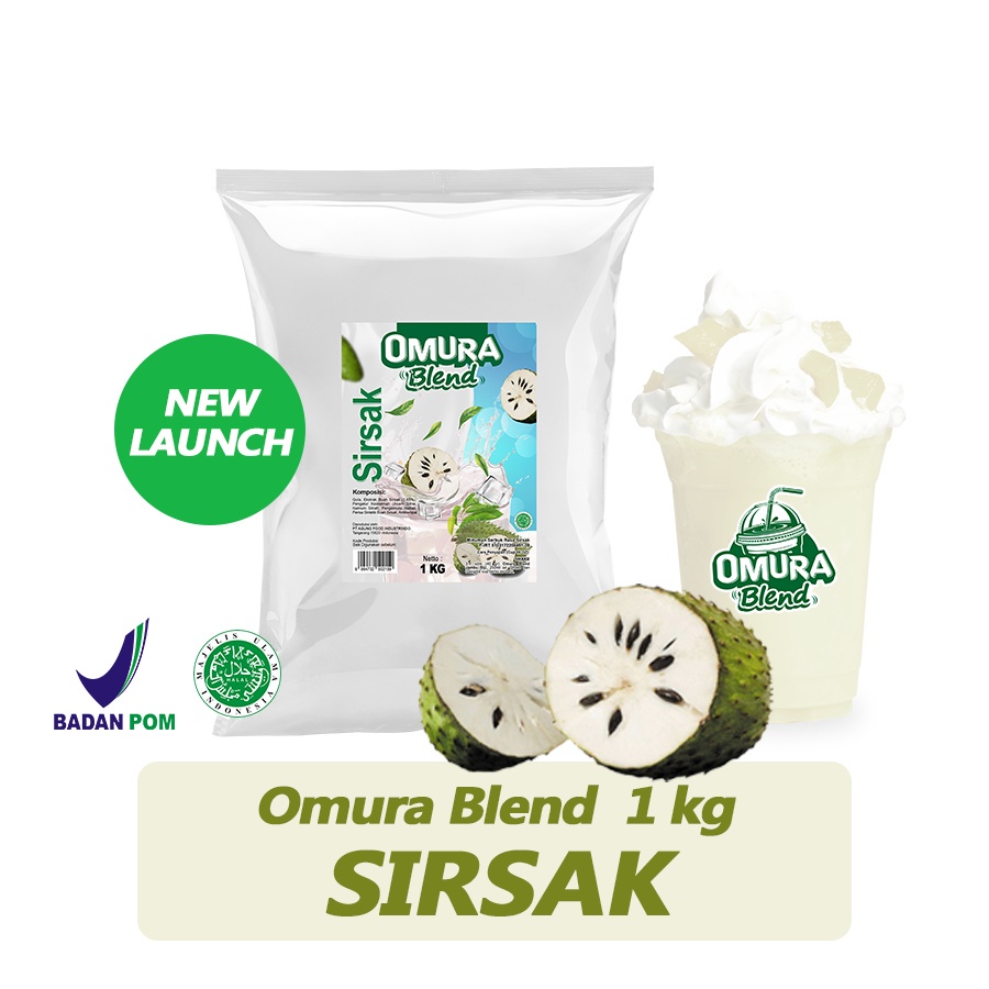 

Ready Stock-Cod OMURA Blend Bubuk Minuman Rasa Sirsak Powder Drink 1 Kg Omura Powder