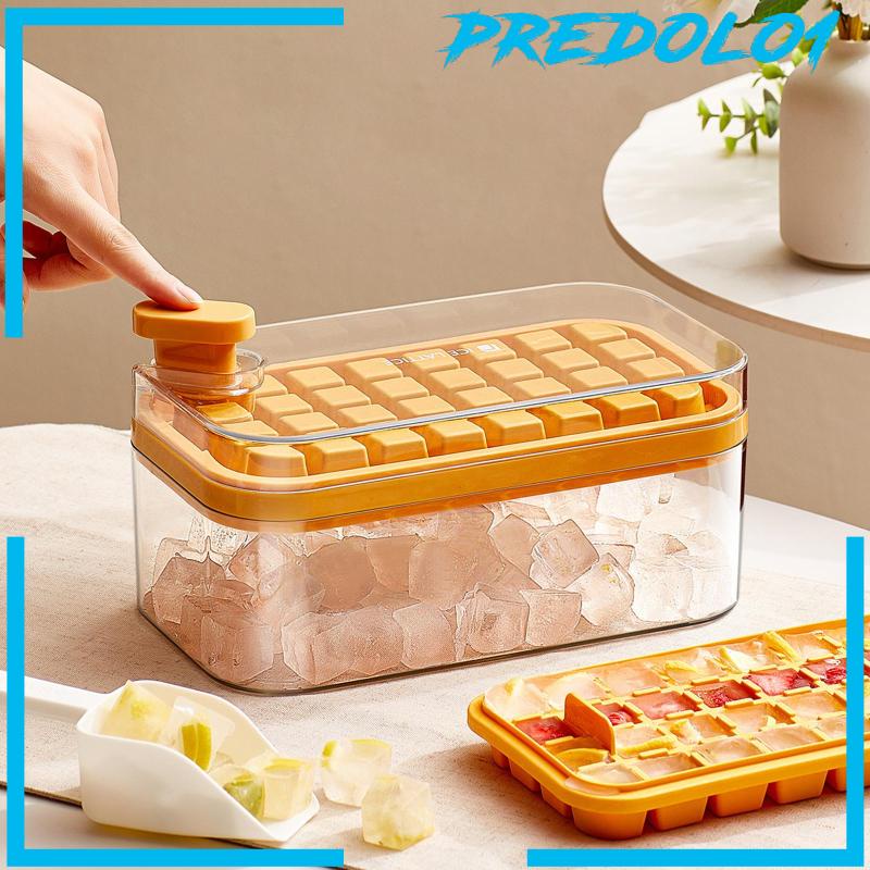 [Predolo1] Ice Tray for Freezer Easy Release Reusable Untuk Jus Dingin Minuman Kopi