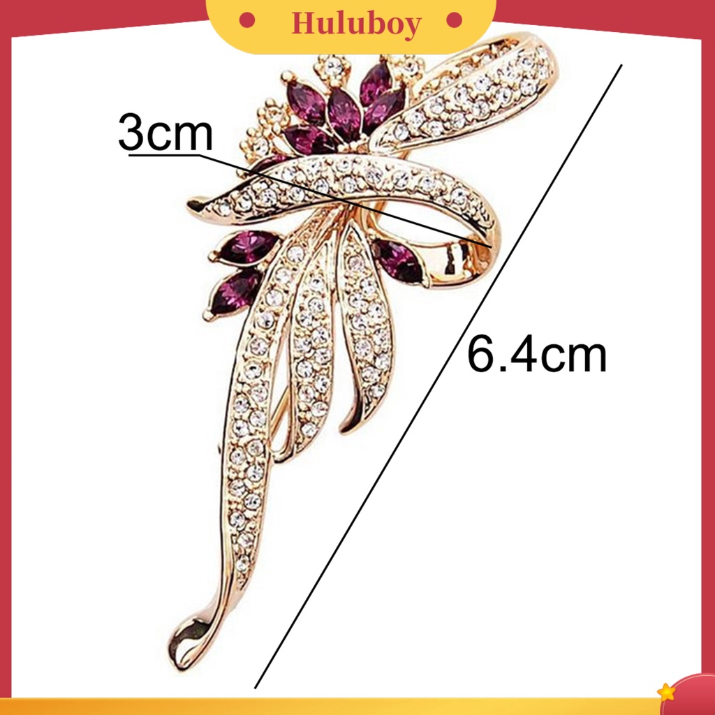 {Ready Stock} Bros Pin Bros Bahan Alloy Bentuk Bunga Reusable Halus Untuk Pesta