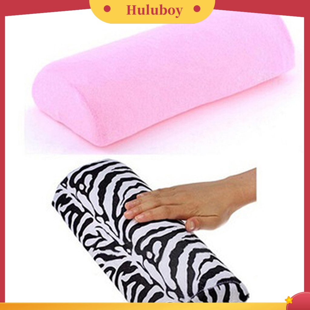 {In Stock} Professional Half Hand Cushion Rest Bantal Panjang Desain Nail Art Manicure Kolom Lembut