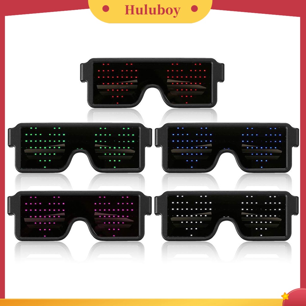 {In Stock} Kacamata Elektronik Dengan Lampu LED Bercahaya Pesta Ulang Tahun Karnaval Props