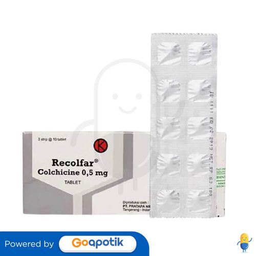 RECOLFAR 0.5 MG BOX 30 TABLET