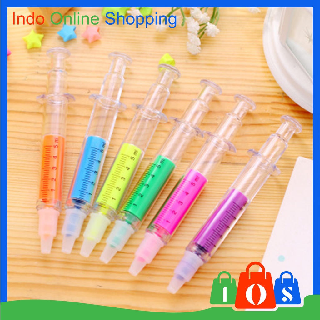

IOS 019 Pen Marker Pen Highlighter Pena Warna Penanda Import COD