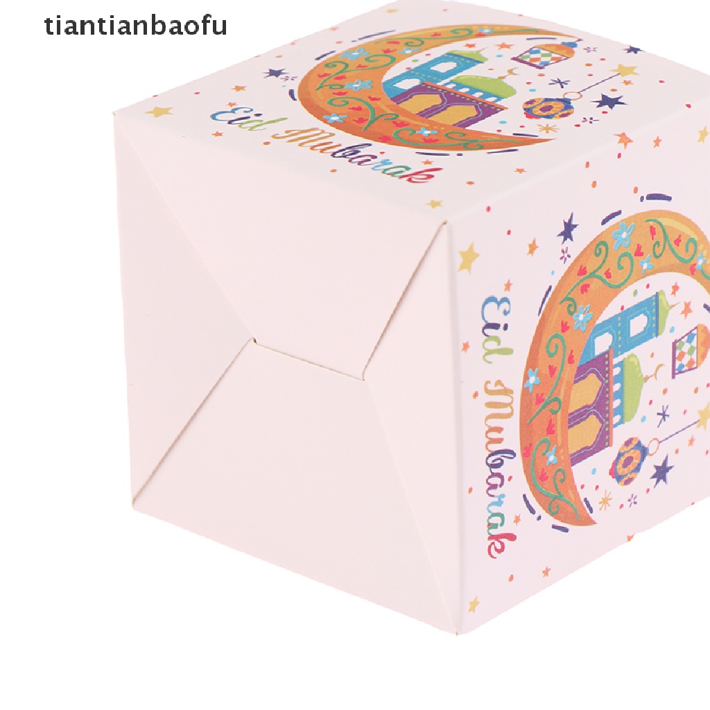 [tiantianbaofu] 5pcs EID Mubarak Candy Box Ramadhan Dekorasi Gift Packing Box Perlengkapan Pesta Butik