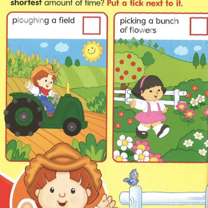 Fisher Price Tell The Time Workbook Fisher Price Book