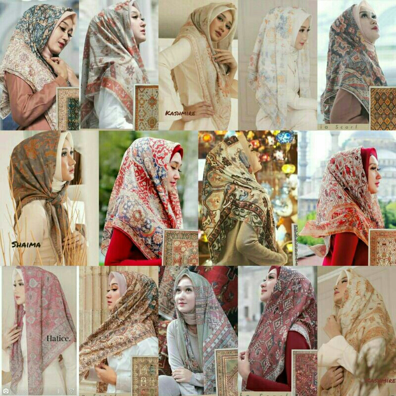 VR52WK ANATOLIA SERIES ANATOLIA SCARF ORI PELANGI ASMARA zeynep elif rabia fatma rumi dilyara hulya 